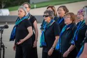 Performance at Parliament House (photo by Andrew Costigan)