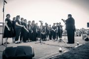 Performance at Parliament House (photo by Andrew Costigan)