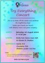 Try Everything Concert, Sat 10 Aug