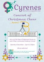 Parliament House Christmas performance, Sat 6 Dec, 2pm Parliament House Christmas performance, Sat 6 Dec, 2pm